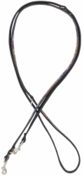 Barry King nastavitelné kožené vodítko pro psy s květinovým vzorem, XS-S, 12 mm/200 cm