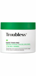 NoName Troubless Clear toner pad tónovací polštářky s peelingovým efektem 60 ks.