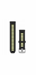 Garmin Silikonové hodinky Quick Release 20mm, černo-žluté