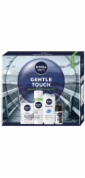 Nivea Sada Men Gentle Touch: pěna na holení 200 ml + balzám po holení 100 ml + sprchový gel 3 v 1 250 ml + antiperspirant roll-on 50 ml