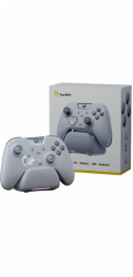 EasySMX Bezdrátová podložka Pad EasySMX X05Pro pro PC/Switch/iOS/Android/Steam Deck, bílá + dokovací stanice