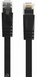 Orico Síťový kabel Ethernet PUG-C7B, Cat 7, F/FTP, plochý, černý, 20 m (PUG-C7B-200-BL-EP)