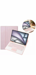 4kom.pl Touchpad klávesnice pro iPad Air 11 M3 2025 / Air 11 M2 2024 GEN 7, 6 růžová