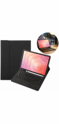 4kom.pl Pouzdro a klávesnice s touchpadem pro Samsung Galaxy S11 X730 X736, držák stylusu, černý
