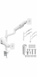 Ergo Office Ergonomický kancelářský držák pro 2 monitory 17-32 1-10kg ER-692 W