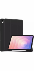 4kom.pl Pouzdro na tablet SMART PENCIL pouzdro pro Samsung Galaxy Tab S11 11 SM-X730 SMX736 s klopou, černé