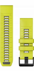 Garmin Náhradní náramek QuickFit 26mm silikonový zesilovač žlutý/grafitový