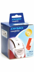 Dymo LabelWriter ORIGINAL štítky do složek, široké 59x190 mm, 1 role se 110 štítky (bílé, permanentní lepidlo, S0722480)