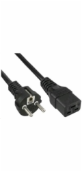 PremiumCord kabel síťový k počítači 230V 16A 3m  IEC 320 C19 konektor