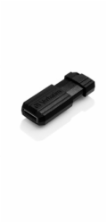 VERBATIM Flash Disk 64GB USB 2.0 Store  n  Go PinStripe, černá