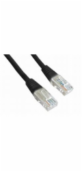 GEMBIRD kabel patchcord Cat5e UTP 1m, černý