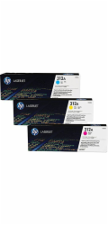 Tonerová kazeta HP CF440AM č. 312A (azurová, purpurová, žlutá)