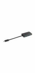 Transcend HUB2C, USB-C/4-Port USB 3.1 Gen 1, černý