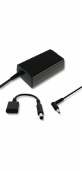Qoltec 51728 Napájecí adaptér pro HP | 65W | 19V | 3,33A 4,5*3,0+pin | adaptér 4,5*3,0+pin/7,4*5,0+pin | napájecí kabel
