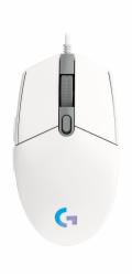 Logitech herní myš G102 LIGHTSYNC/ optická/ 6 tlačítek/ 8000dpi/ USB/ bílá