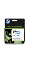 HP 712 3-Pack 29-ml Cyan DesignJet Ink Cartridge