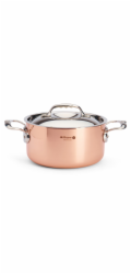 De Buyer Prima Matera Saucepot copper/steel 20 cm induction