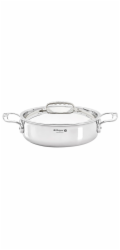 De Buyer Affinity Saucepot low with lid 28 cm