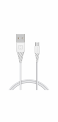 Swissten Datový Kabel Usb / Micro Usb 1,5 M Bílý (6,5Mm)
