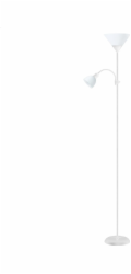 Platinet PFLF066W podlahová lampa E27 + E14, bílá
