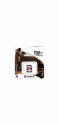 Kingston SDXC karta 256GB Canvas React Plus SDXC UHS-II 300R/260W U3 V90 for Full HD/4K/8K