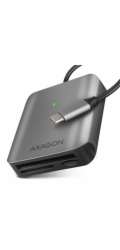 AXAGON CRE-S3C, USB-C 3.2 Gen 1 - SUPERSPEED čtečka karet, 3-slot & lun SD/microSD/CF, podpora UHS-II