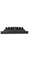 Patch panel 24xSC sim 1U černý