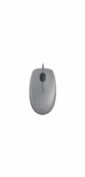Logitech myš Corded M110 tichá, šedá, EMEA