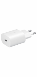 Samsung cestovní nabíječka EP-TA800EWE, PD, Fast charging, USB-C, 25 W, bílá, (bulk)
