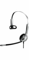 Sennheiser SH 335 Sluchátka s mikrofonem Kabel Přes hlavu Hovory/hudba Černá, Stříbrná