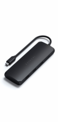 Satechi USB-C Hybrid Multiport adaptér with SSD enclosure - Black Aluminium
