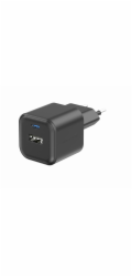 Swissten síťový adaptér gan 1x usb-c 35w pd + 1x usb-a 27w qc černý