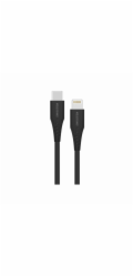 Swissten nabíjecí kabel usb-c / lightning 1,0 m černý