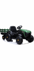 Lean Cars Bateriový traktor s přívěsem BDM0925, vojenská zelená