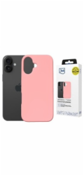 3MK Silikonový kryt Hardy MagSilicone pro Apple iPhone 16 růžový
