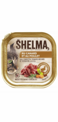 SHELMA Duck and chicken pate - mokré krmivo pro kočky - 100g