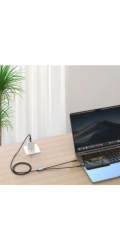 Swissten nabíjecí kabel 2v1 USB-C / USB-C + lightning 100w 1,5 m černý