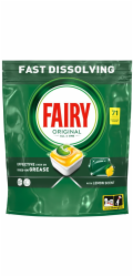 FAIRY Kapsle do myčky All in One Lemon, 71 ks.
