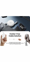 iOttie kábel 100W Retractable USB-C Cable 2 Pack - White
