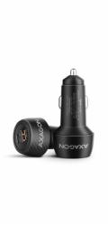 AXAGON PWC-PQ48 nabíječka do auta 48W, USB-A + USB-C, PD3.0/PPS/QC4+/SFC/Apple