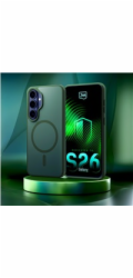 3mk ochranný kryt Smoke MagCase Green pro Samsung Galaxy S26