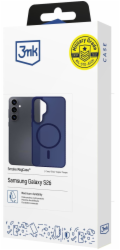 3mk ochranný kryt Smoke MagCase Blue pro Samsung Galaxy S26