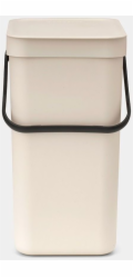 Brabantia Sort &amp; Go Abfallbehäl.  Soft Beige 12 L
