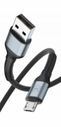 3mk Hyper Cable N-SERIES A to Micro 50cm QC 3.0 5V/2A 10W Black
