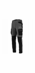 Lahti Pro ŠEDO-ČERNÉ ELASTICKÉ KALHOTY , 3XL, CE, LAHTI