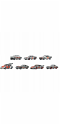 Mattel HW Car 7-Balení stříbrných aut Classics JHF01 W6