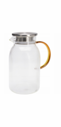 NoName Skleněná konvice na čaj POKO, 1,5 l