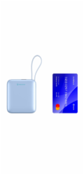 Swissten Powerbanka Swissten SPACE Powerbanka Univerzální externí baterie USB-C / Lightning / 10000 mAh Modrá