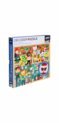Petit Collage Puzzle knihovna 100 ks s 3D brýlemi