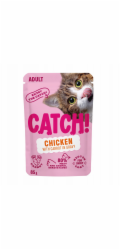 CATCH Chicken and carrot in gravy - mokré krmivo pro kočky - 85g